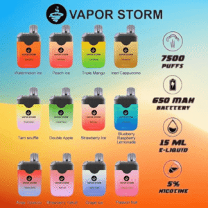 Vapor Storm風暴電子煙7500口（5%）一次性