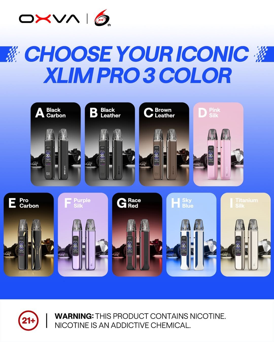 OXVA XLIM PRO 3小蠻牛三代主機煙彈空倉替換倉